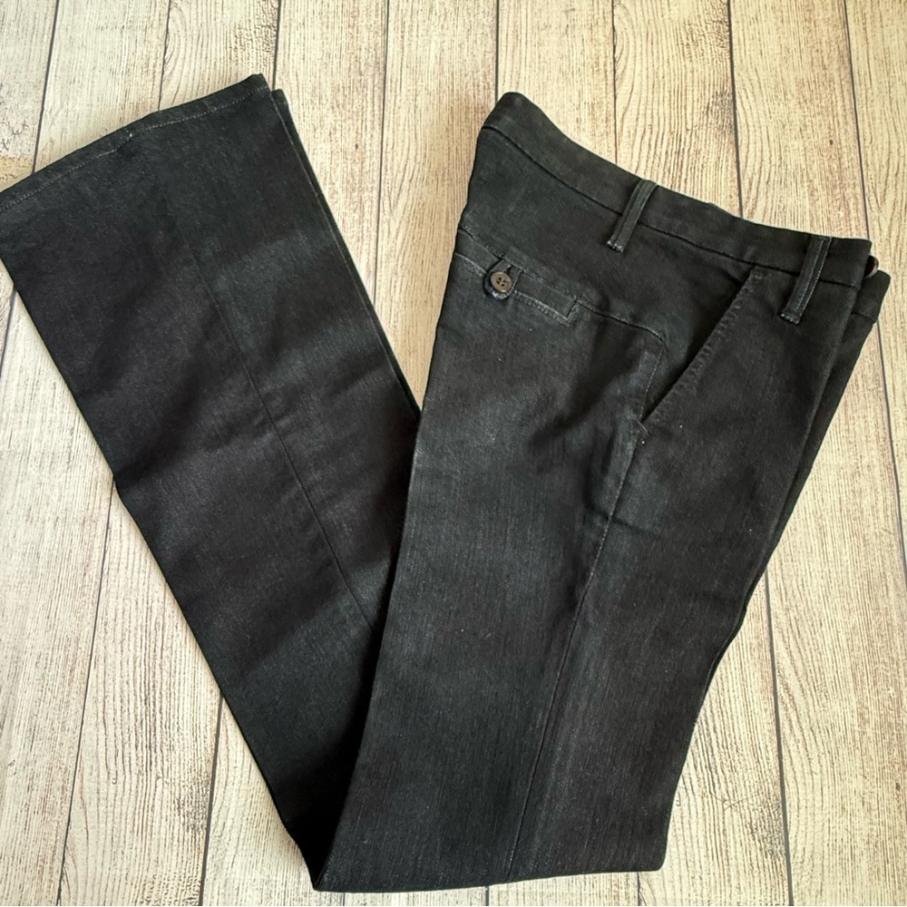 RAVEN DENIM Mackenzie Raw Dark Wash Jeans 24